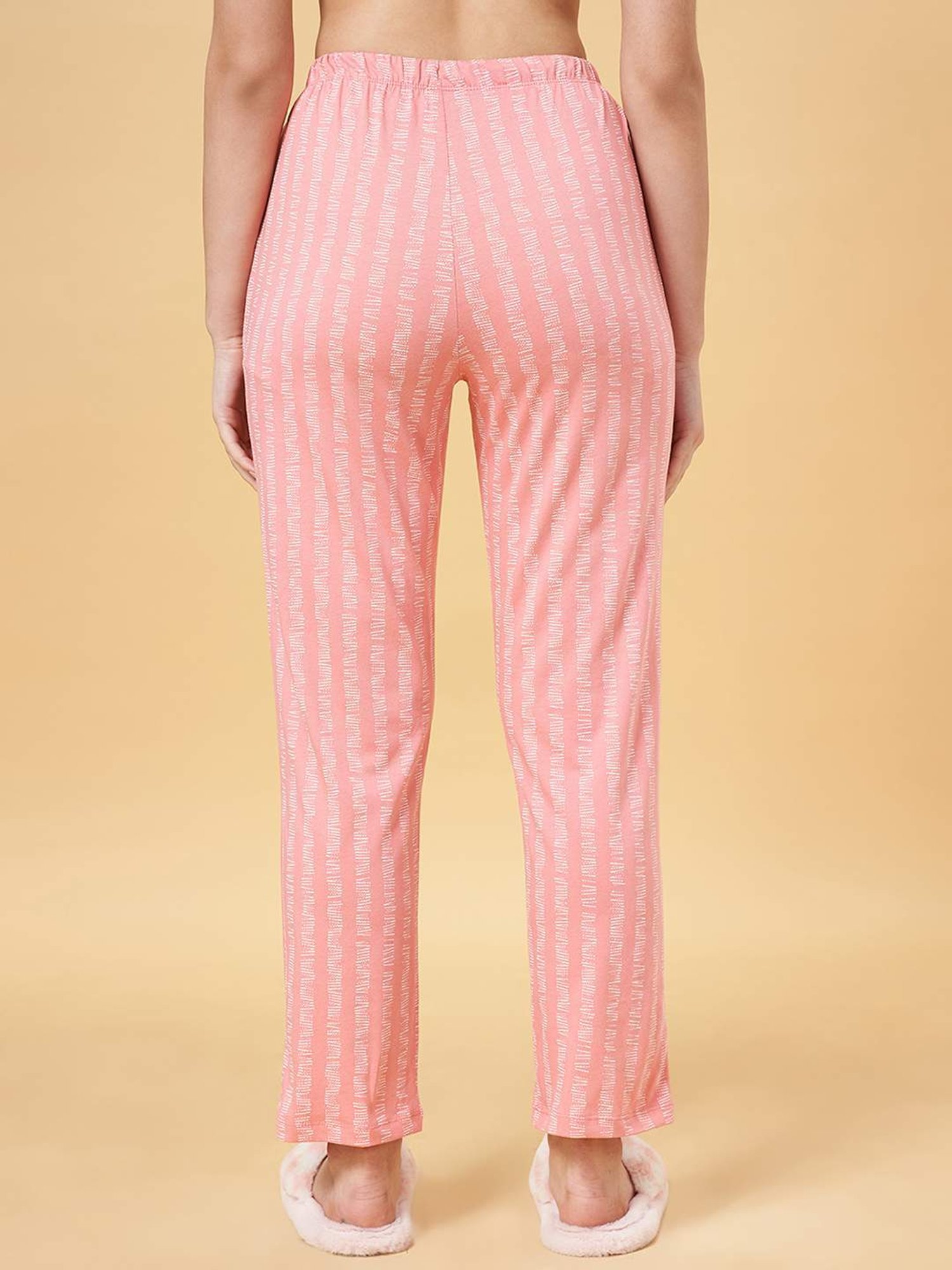 Dreamz by Pantaloons Pink Cotton Printed Pyjamas