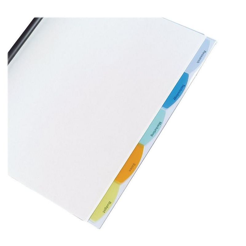 Wilson Jones View-Tab Punchless Report Cover Letter Clear (55766C) 504096