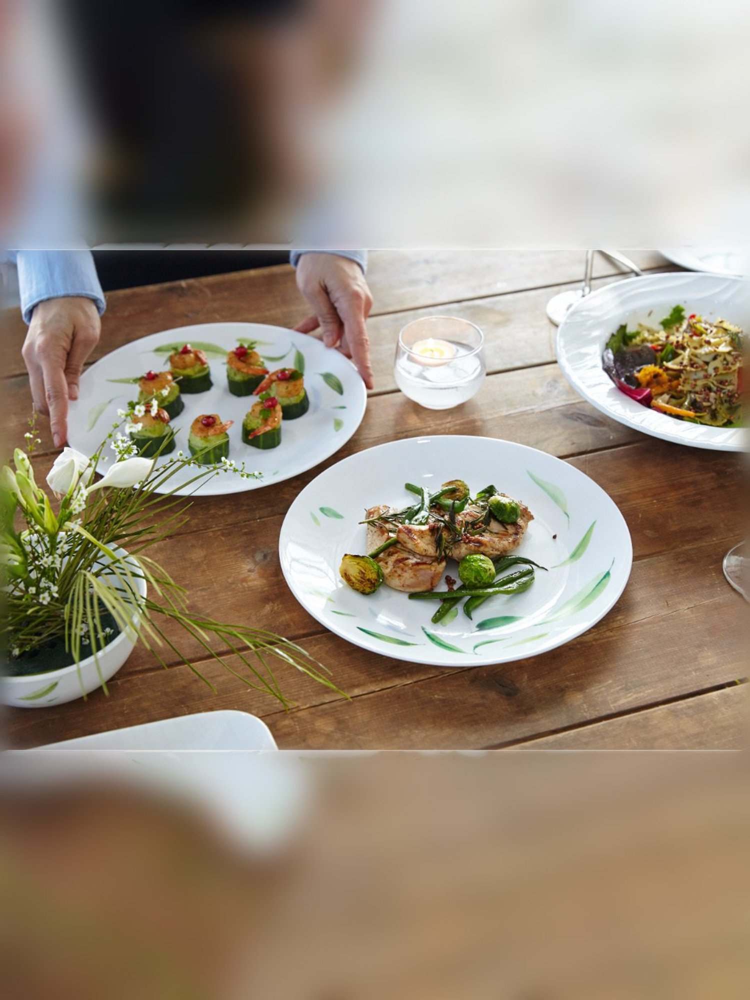 Corelle Asia Dancing Leaves Curry Bowl (828ml)