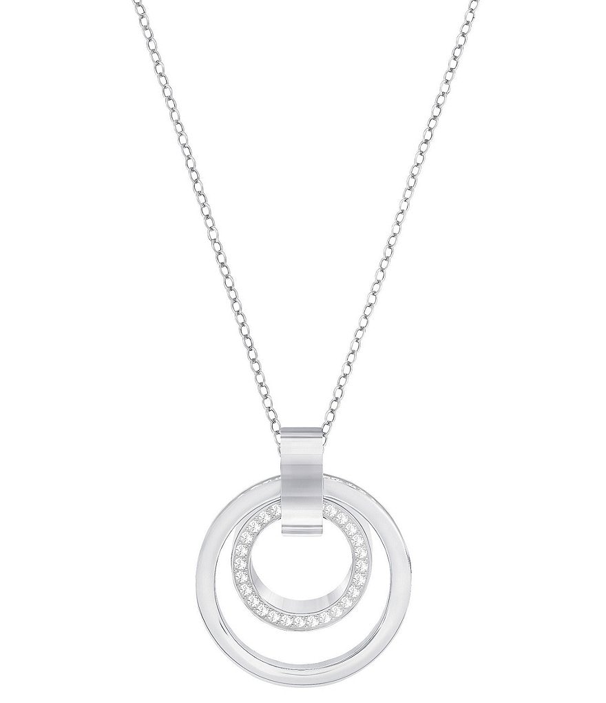 Swarovski Hollow Pendant Necklace