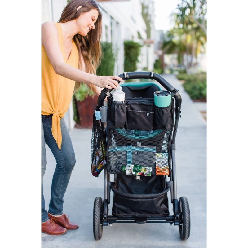 JL Childress Cups 'N Cargo Stroller Organizer - Black