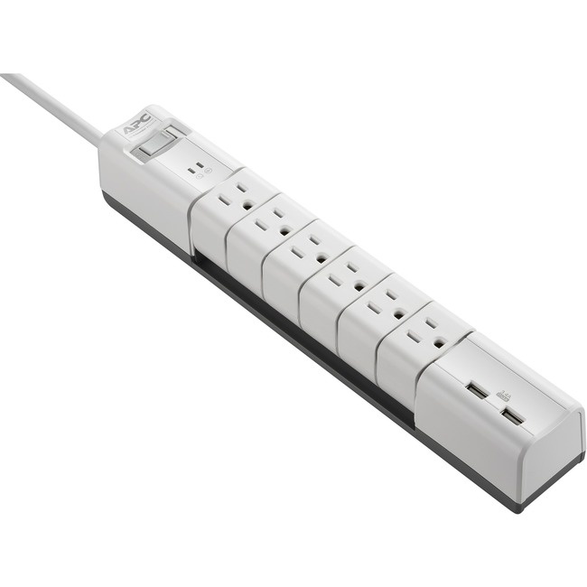 APC by Schneider Electric SurgeArrest Essential 6-Outlet Surge Suppressor/Protector