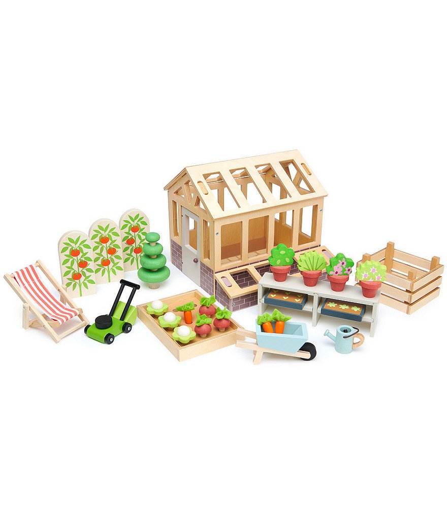 Tender Leaf Toys Greenhouse And Garden Set