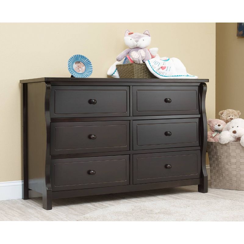 Sorelle Princeton Elite Double Dresser Espresso