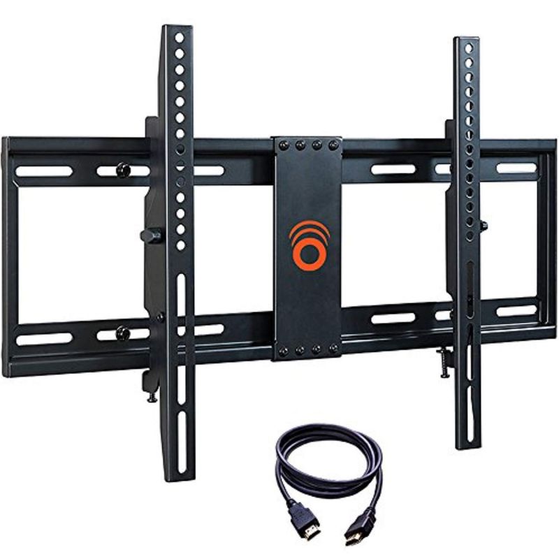ECHOGEAR Low Profile Fixed TV Wall Mount Bracket for 32-80 inch Flat Screen TVs