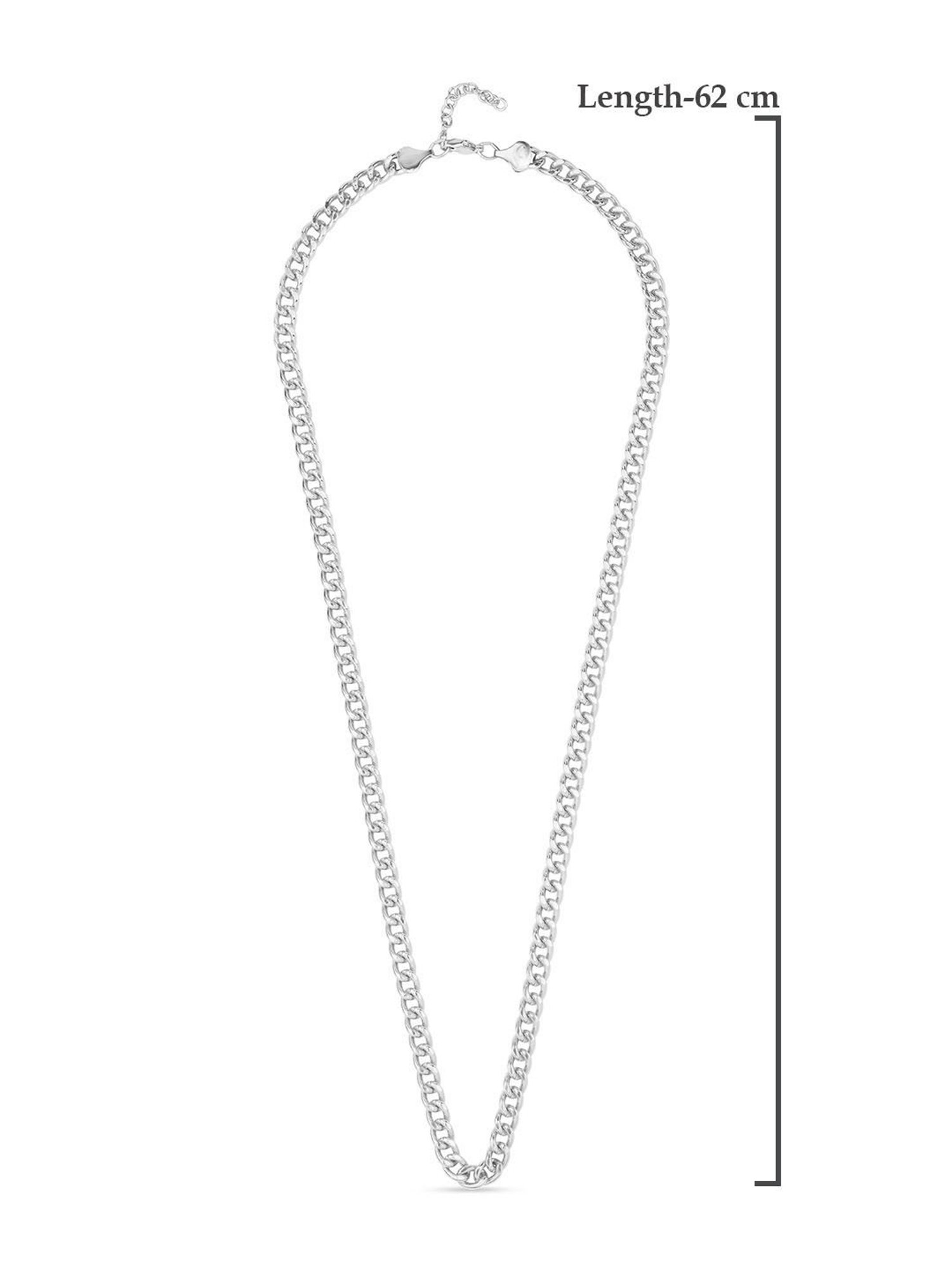 The Bro Code Silver-Plated Linked Necklace for Men