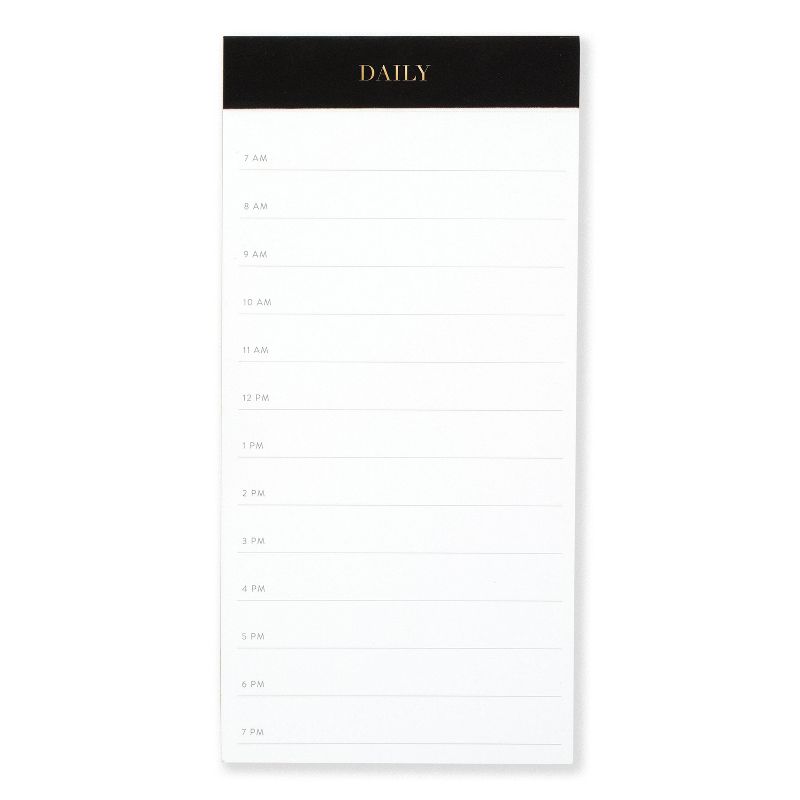 Sugar Paper Essentials™ 2pk Undated Weekly and Dated Daily Planning Notepad Set No Rule 52 Page 7" x 4"