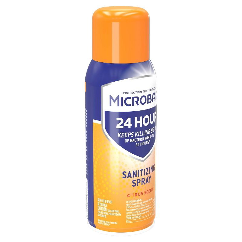Microban Aerosol Spray - Citrus - 12.5 fl oz