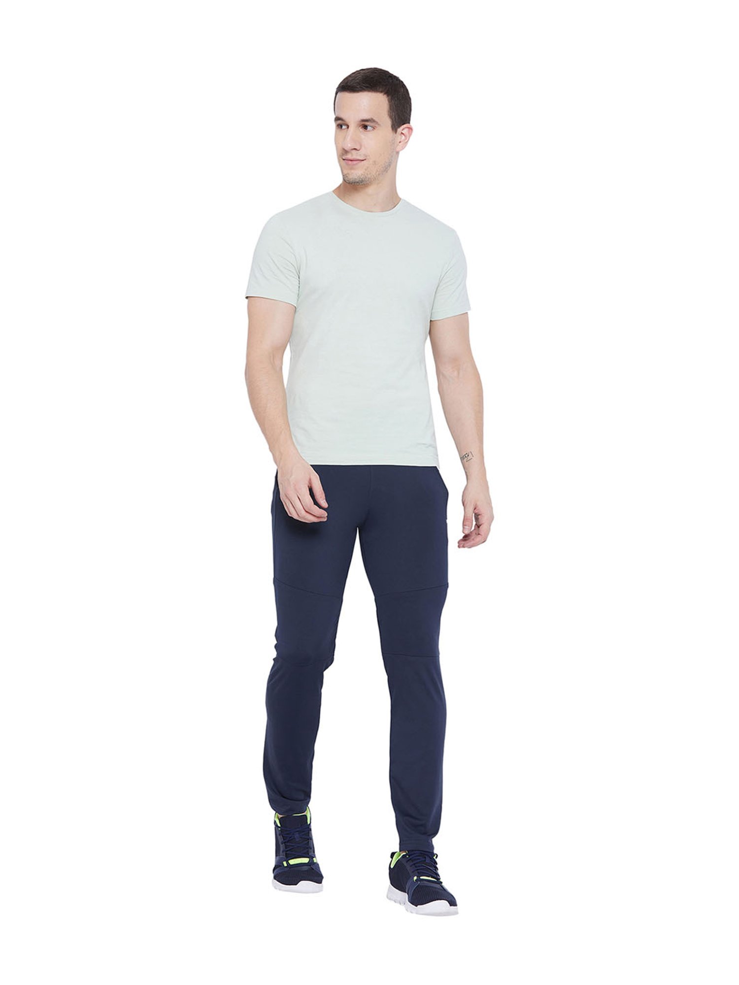 Okane Navy Regular Fit Trackpants