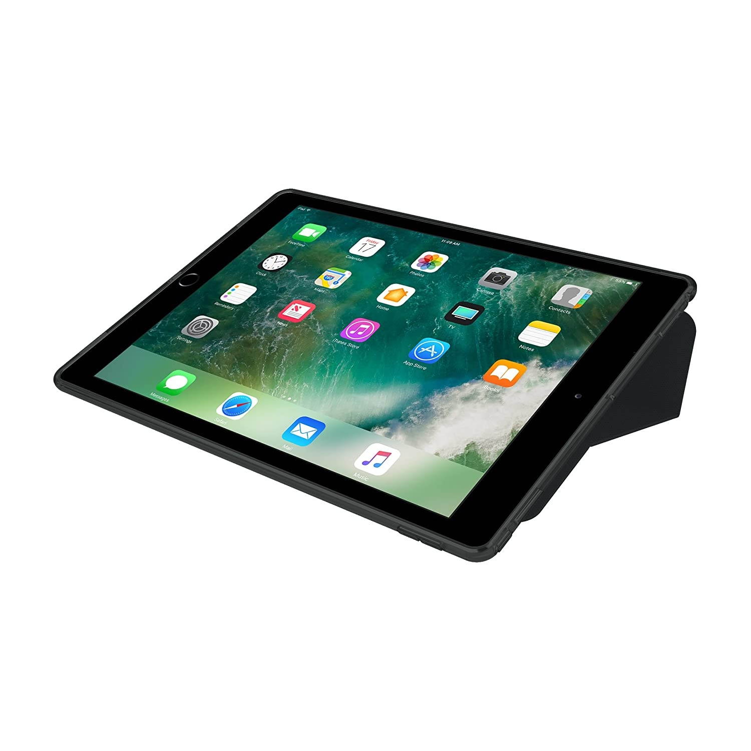 Incipio IPD-380-CBLK Octane Pure Folio Case for Apple iPad Pro 12.9-Inch (2017) - Clear/Black
