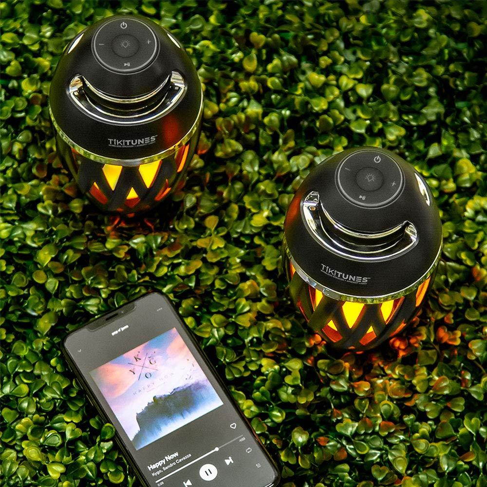 Tiki Tunes Outdoor Bluetooth Speakers (Set of 2)
