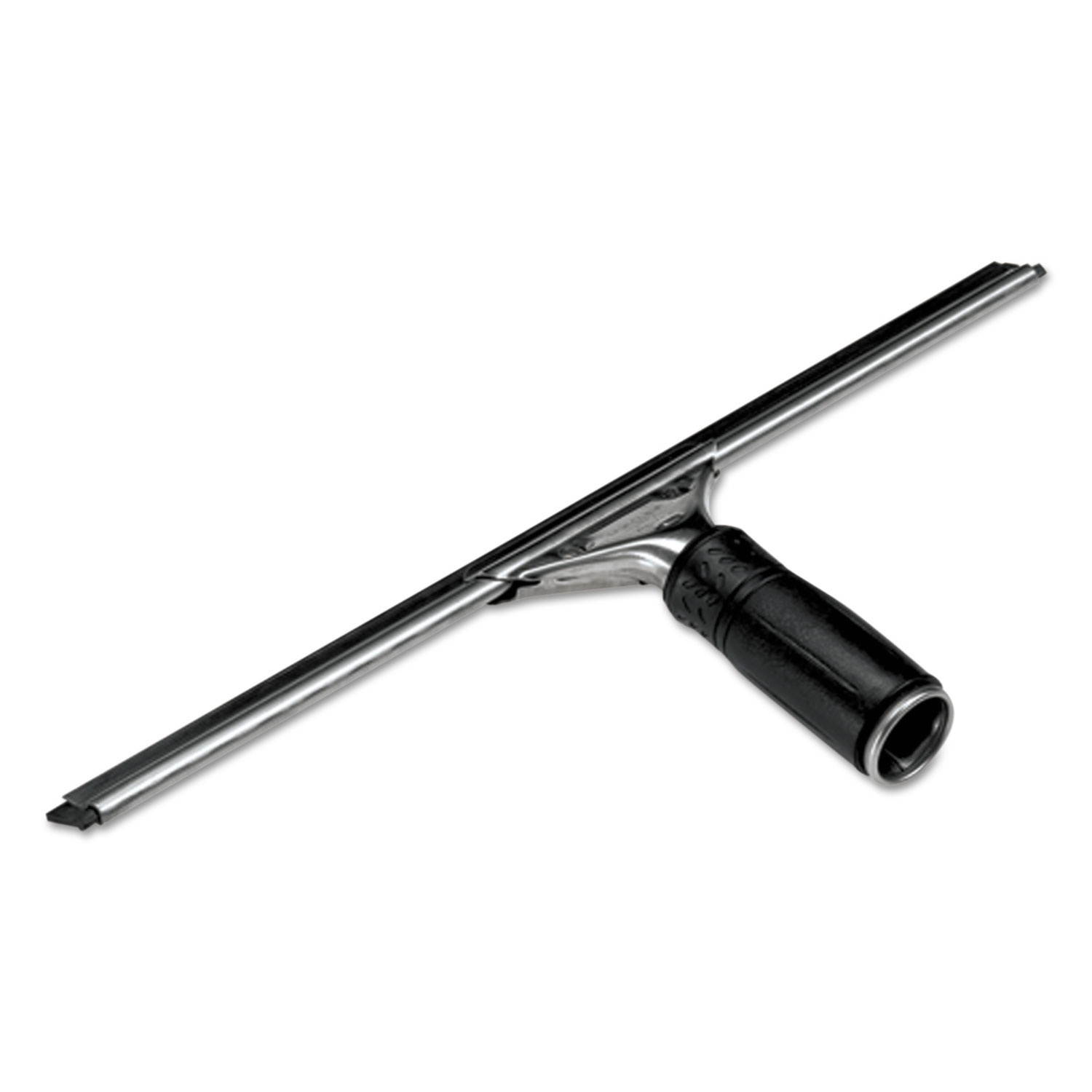 Unger Pro Stainless Steel Window Squeegee 18 inch Wide Blade Black Rubber PR45