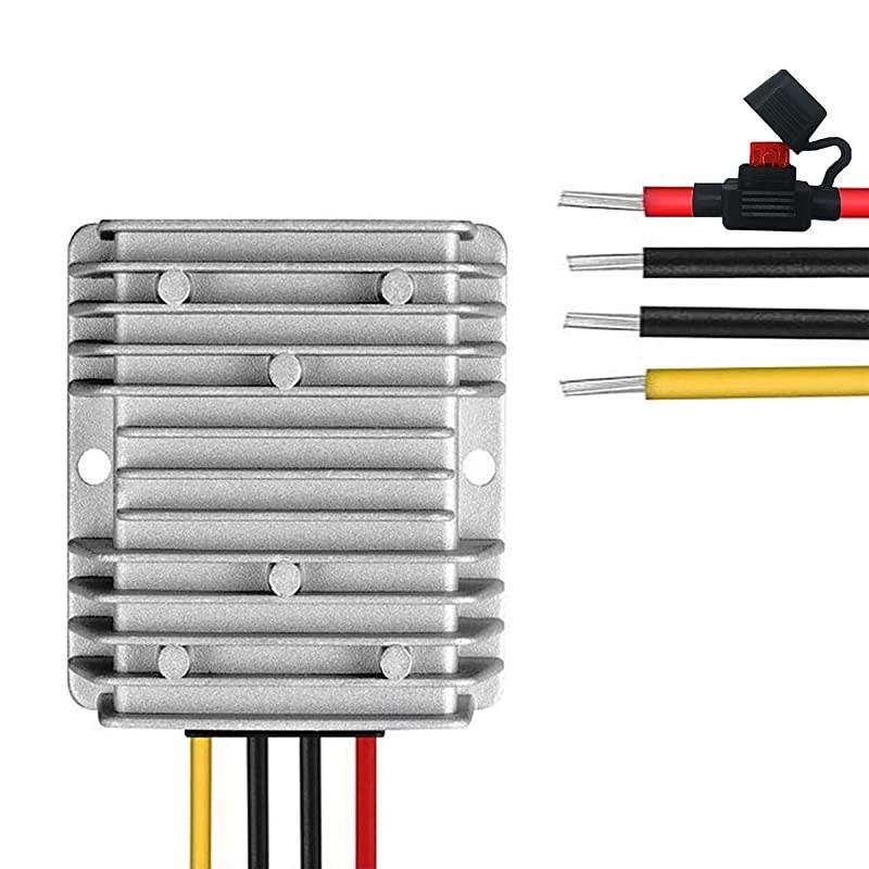 10A 120W 12v Golf Cart 48V 36V to 12V Converter Voltage Regulator Golf Cart Voltage Converter Reducer Transformer Waterproof