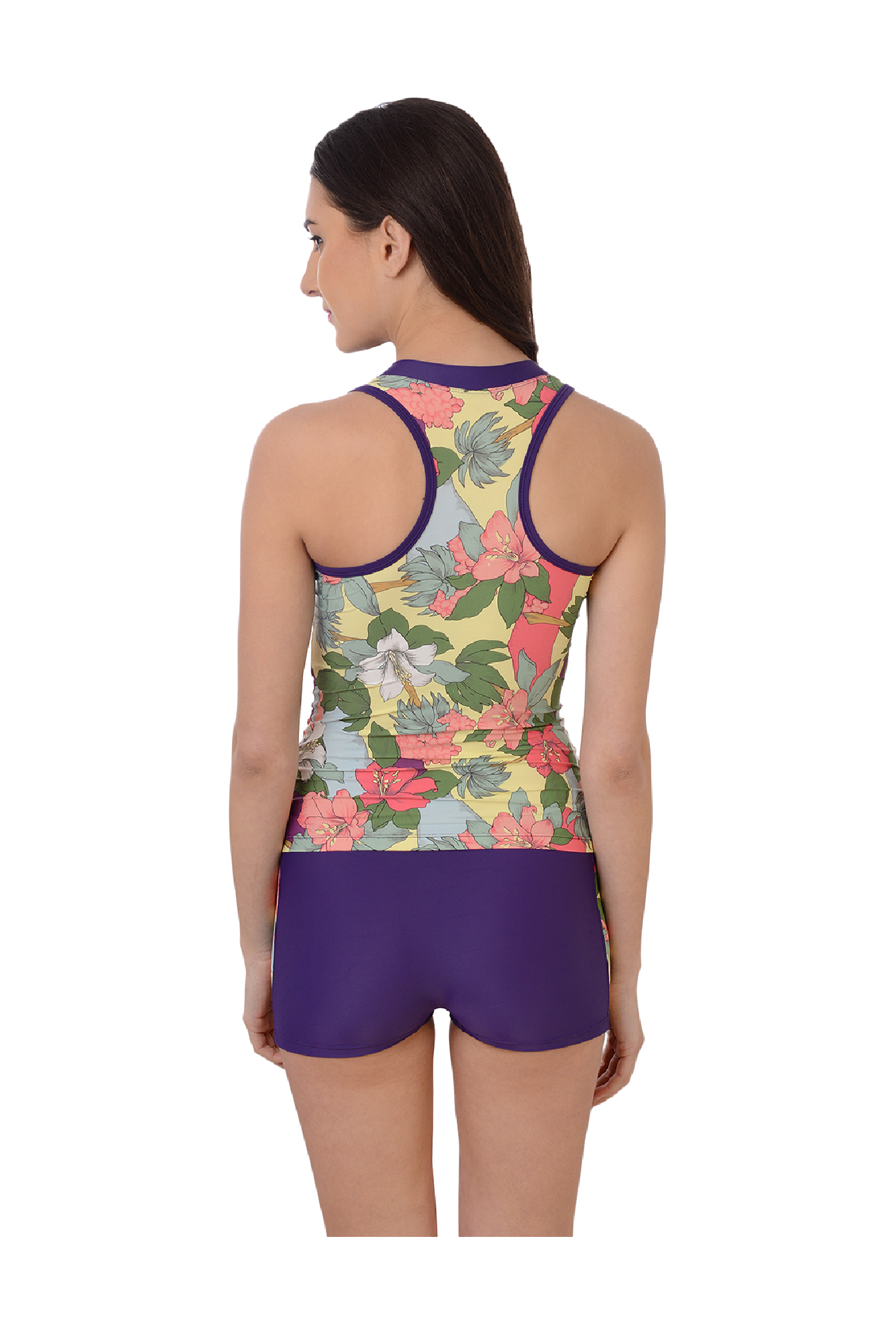 Da Intimo Multicolor Floral Print Swimwear