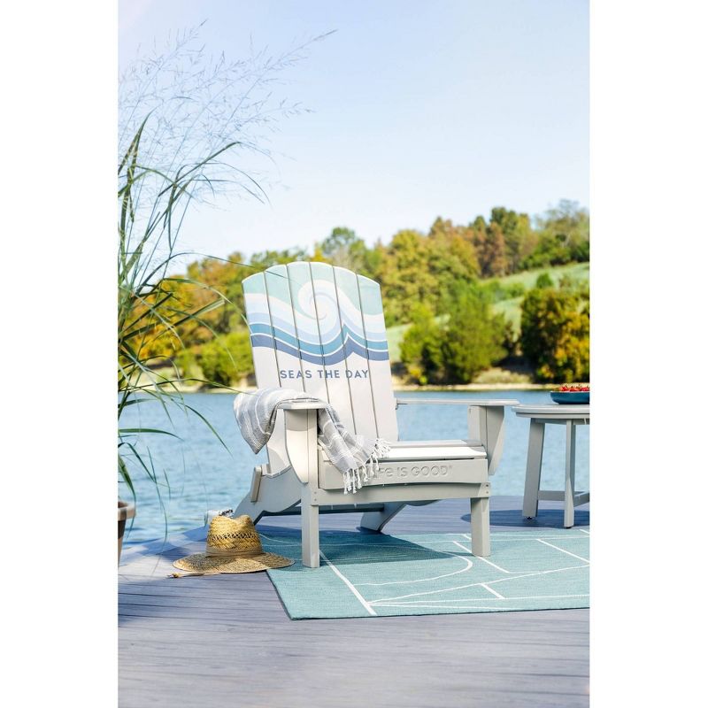 Adirondack Folding Chair Cream - Life is Good