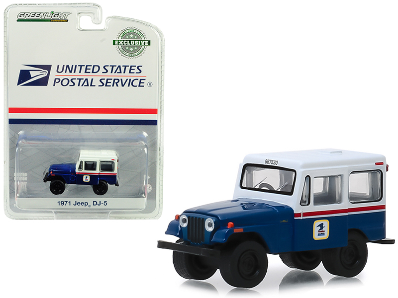 1979 Jeep CJ-7 Renegade Red with Blue Stripes "We Build 'em Tough Because you Play Rough" "Vintage Ad Cars" Series 11 1/64 Diecast Model Car by Greenlight