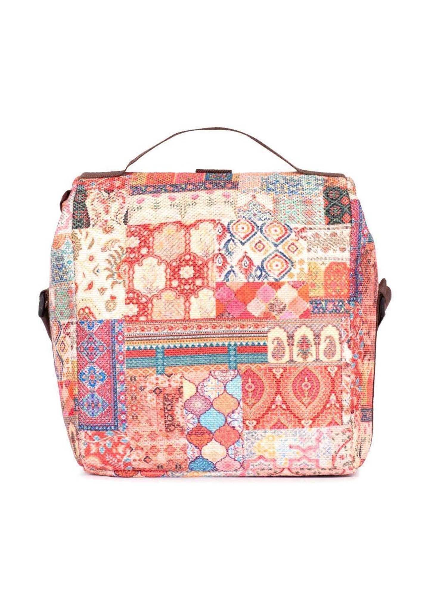ZOUK Multicolor Printed Handbag