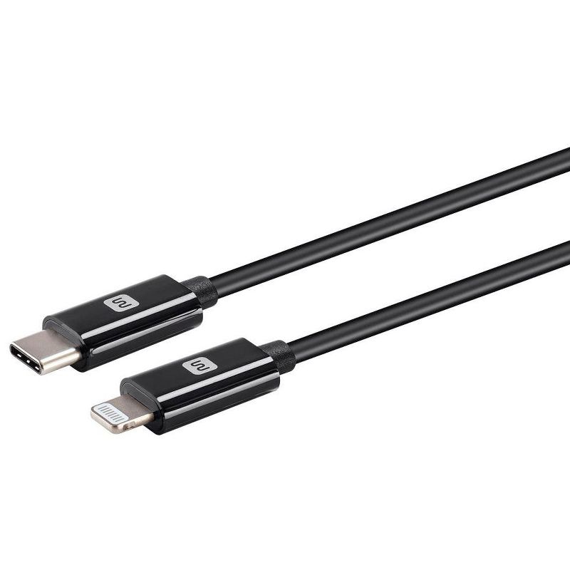 Tripp Lite USB-A to Lightning, USB Micro-B and USB-C Sync/Charge Cable, Black, 6 ft.