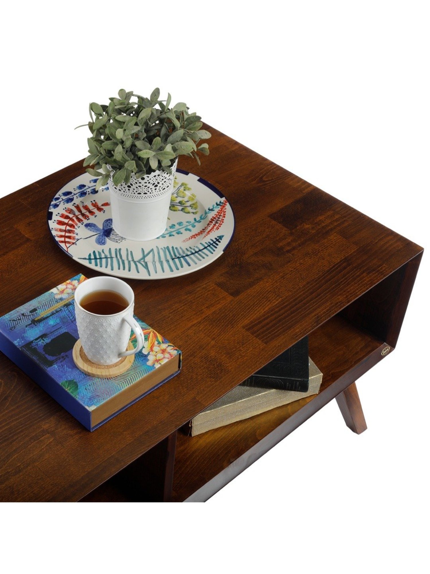 Durian Bassett Brown Solid Wood Coffee Table