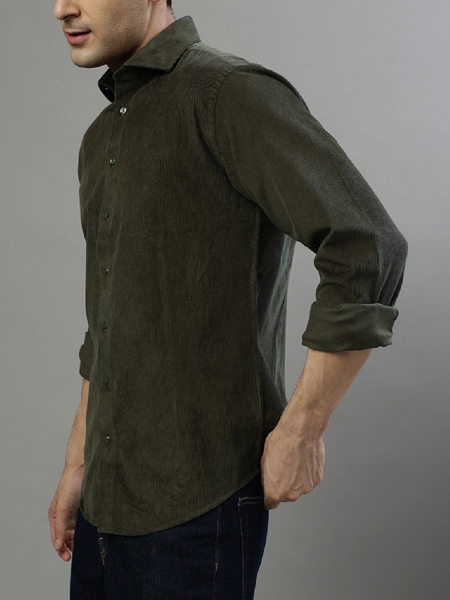 Bruun & Stengade Green Slim Fit Shirt