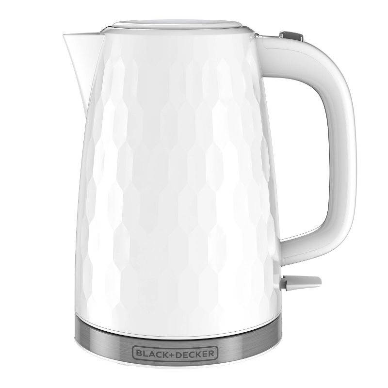 MegaChef 1.7L Electric Tea Kettle - Silver