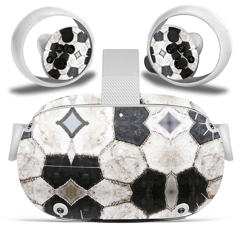 Amify Vinyl Skin Sticker for Oculus Quest 2 VR Headset Controller PVC Decals Cute Cartoon Wrap Cover for Oculus Quest 2 Accessories