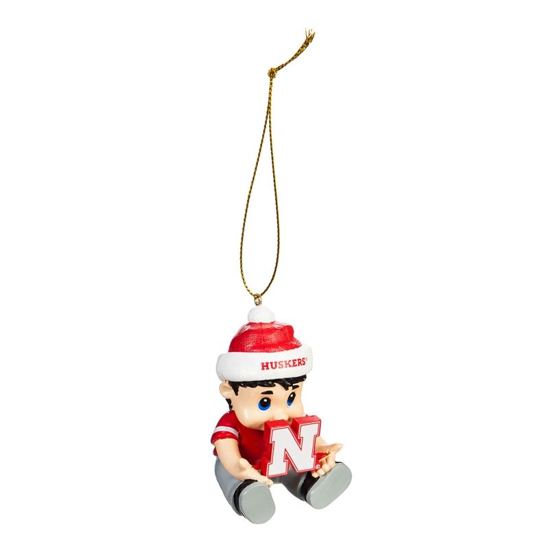 Evergreen University of Nebraska New Lil Fan Ornament