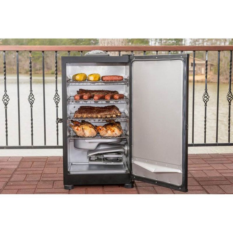 Dyna-Glo Wide Body Vertical Offset Charcoal Smoker Model DGO1890BDC-D