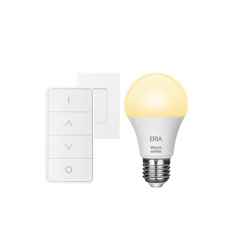 AduroSmart ERIA Soft White A19 60W Equivalent Smart Wireless Dimming Kit