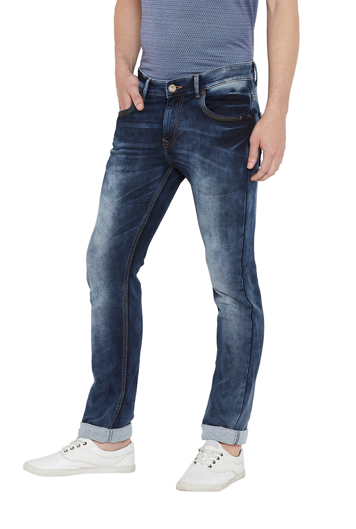 Duke Dark Blue Regular Fit Jeans