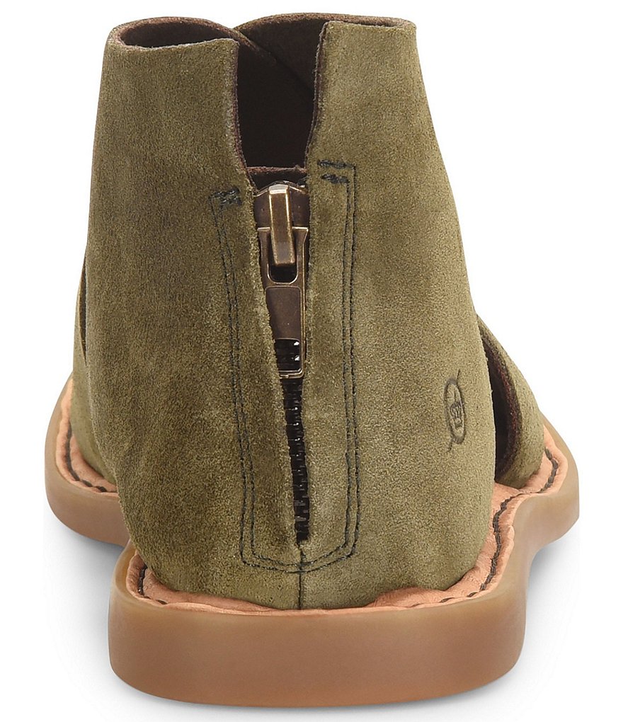 Born Iwa Criss Cross Banded Suede Sandals