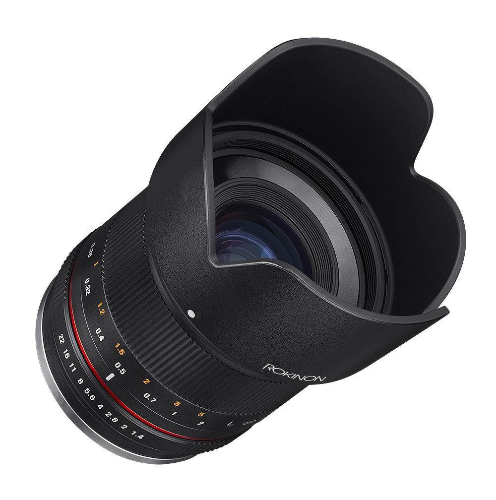 Rokinon RK21M-M 21mm F1.4 ED AS UMC High Speed CSC Wide Angle Lens for Canon M