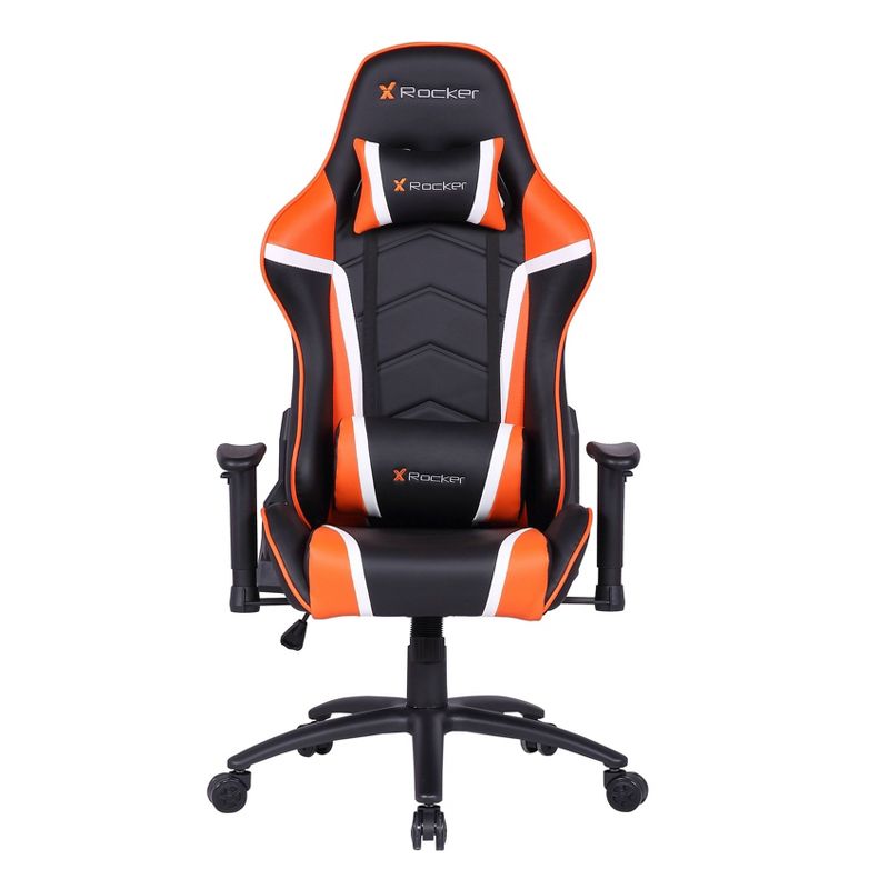 Adrenaline PC Gaming Chair Orange/Black - X Rocker