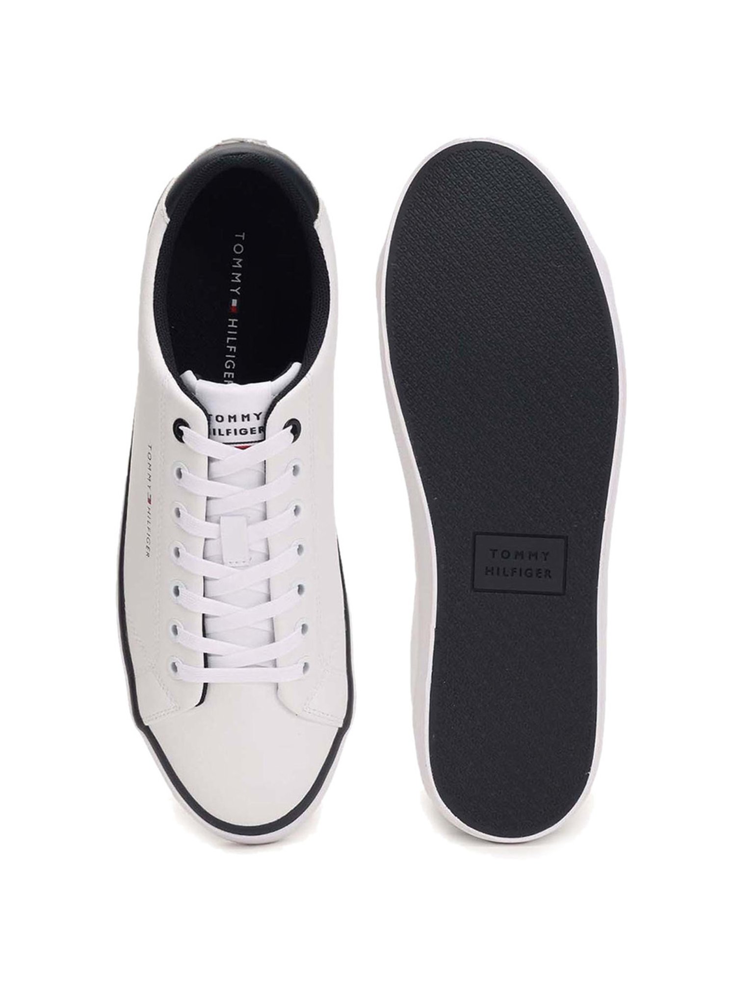 Tommy Hilfiger Men's White Casual Sneakers