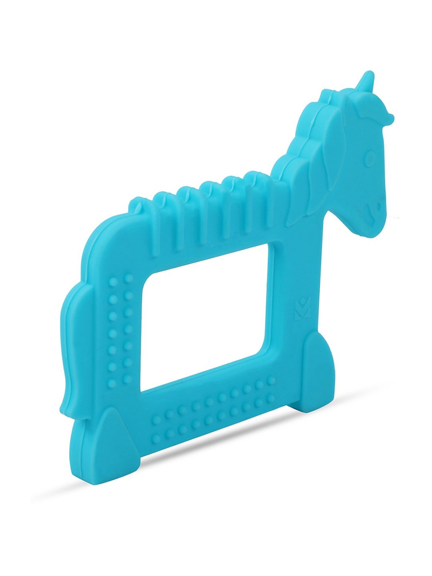 Baby Moo Kids Blue Unicorn Soothing Silicon Teether (BPA & Toxin Free)