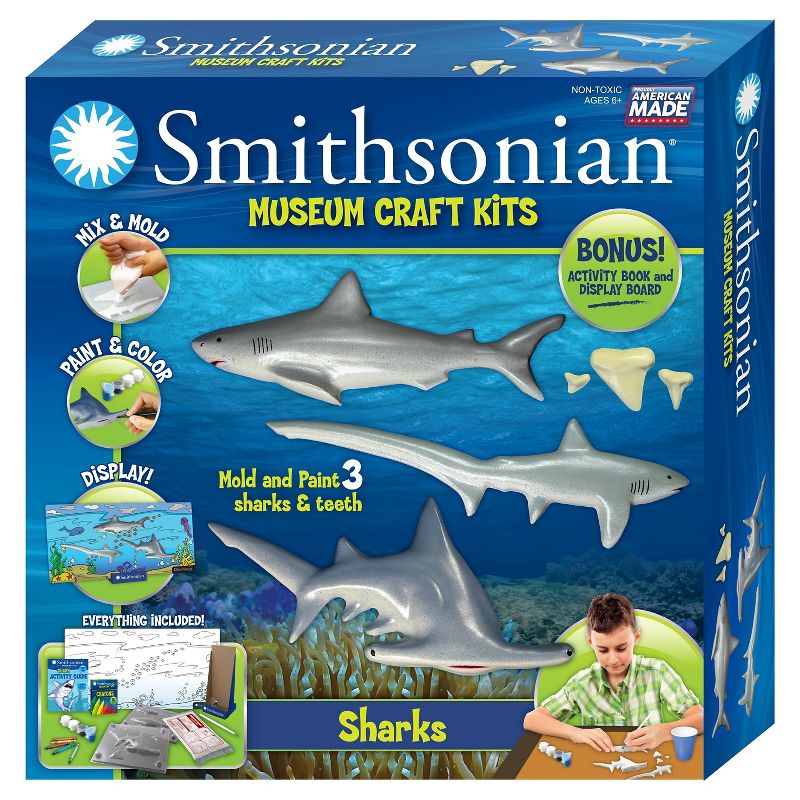 Smithsonian Museum Craft Kit - Sharks