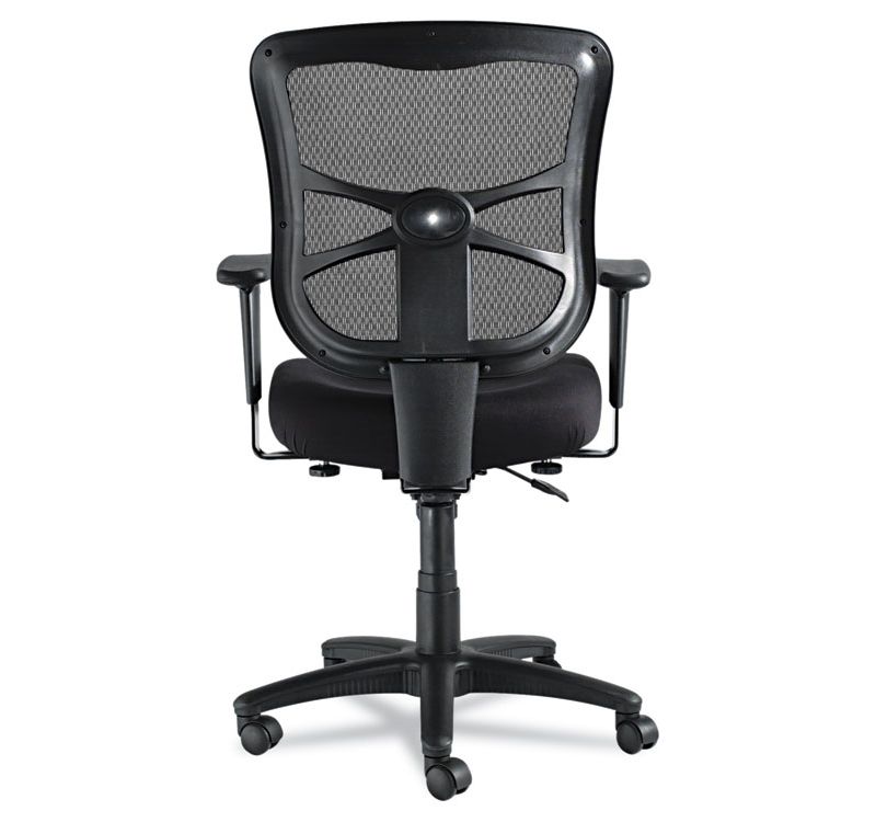 Alera Elusion Series Mesh Mid-Back Swivel/Tilt Chair, Black EL42BME10B