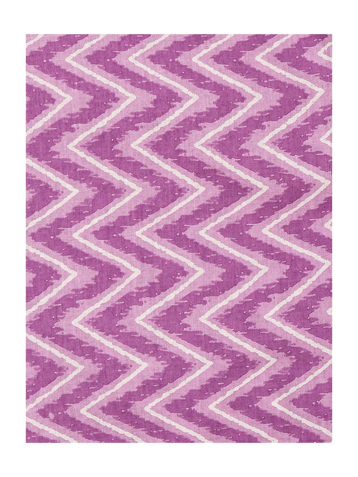 Budding Bees Girls Purple Printed Top, Pants & Scrunchies