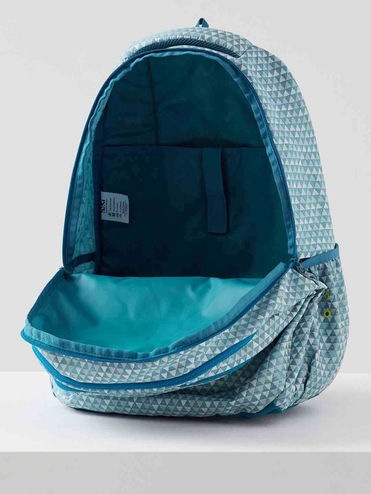 Wiki Back to School 6 Blue Polyester Printed Backpack - 47 Ltrs