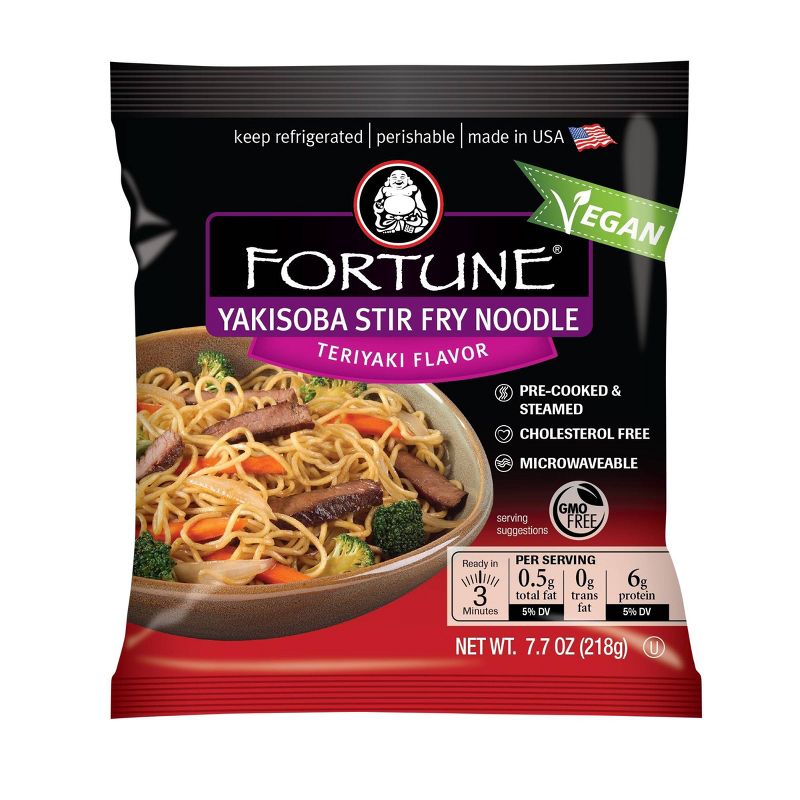 Fortune Yakisoba Teriyaki Stir Fry Noodles - 7.7oz