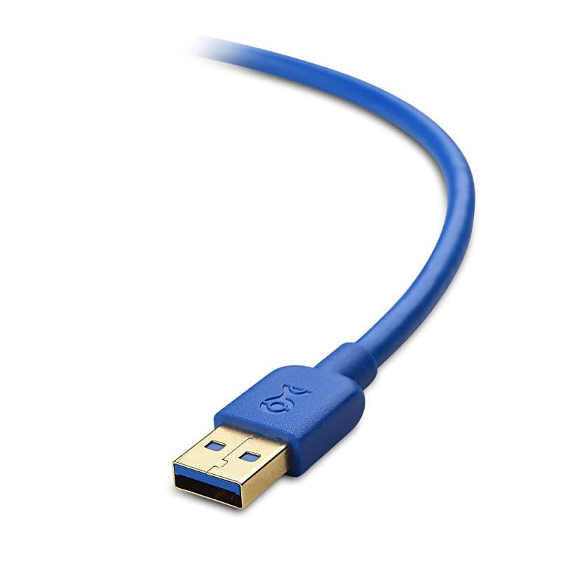 Long USB 3.0 (USB to USB Male to Male) in Blue 15 ft