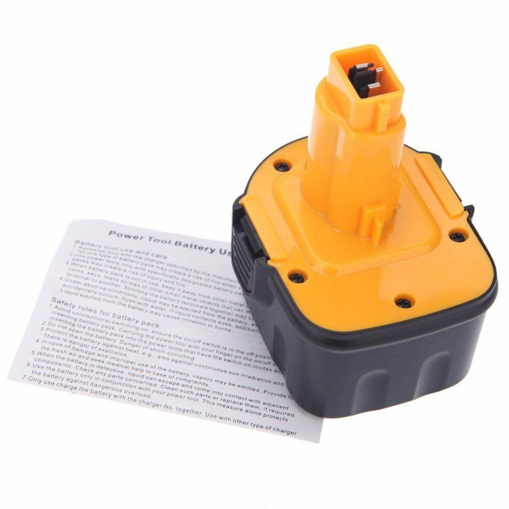 2PCS 12V Battery for DEWALT DC9071 DW9071 DE9037 DW9072 DE9071 DE9072 Cordless