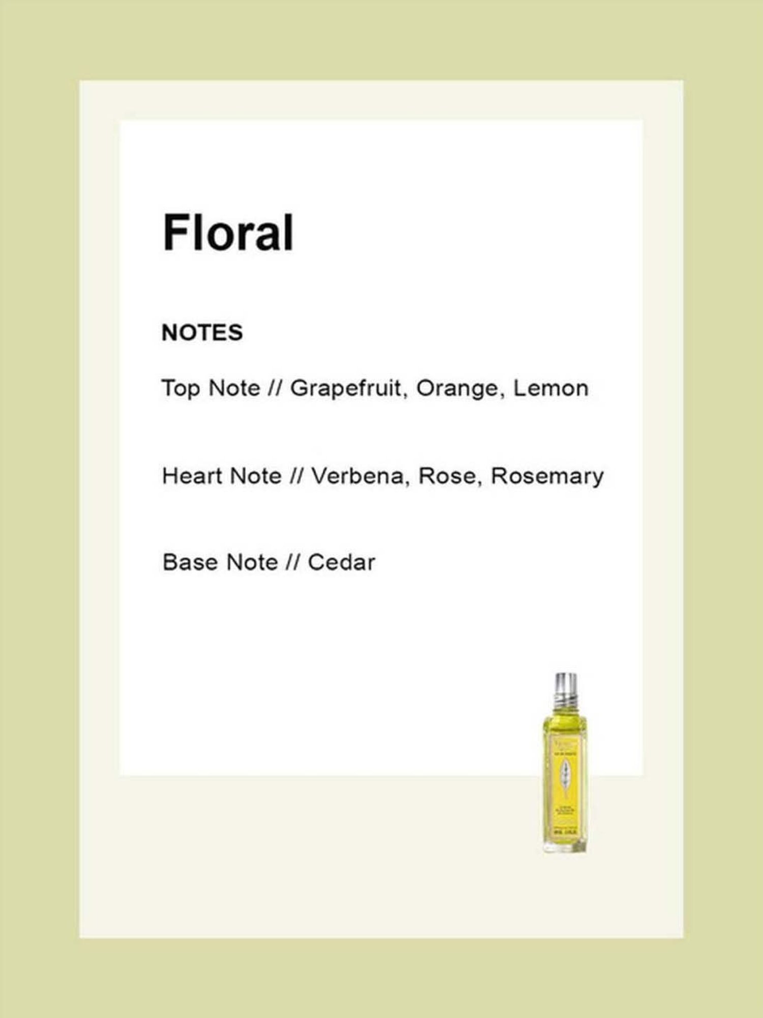 L'OCCITANE Citrus Verveine Argumes Eau de Toilette - 100 ml