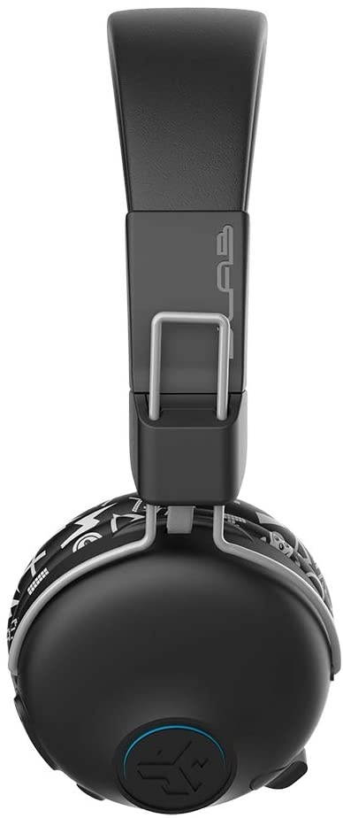 JLab Audio JBuddies Play Gaming Wireless Kids Headset | Black | 22+ Hour Bluetooth 5 Playtime 60ms Super-Low Latency for Mobile Gameplay | Retractable Boom Mic | AUX Cord Compatible w/Gaming Consoles