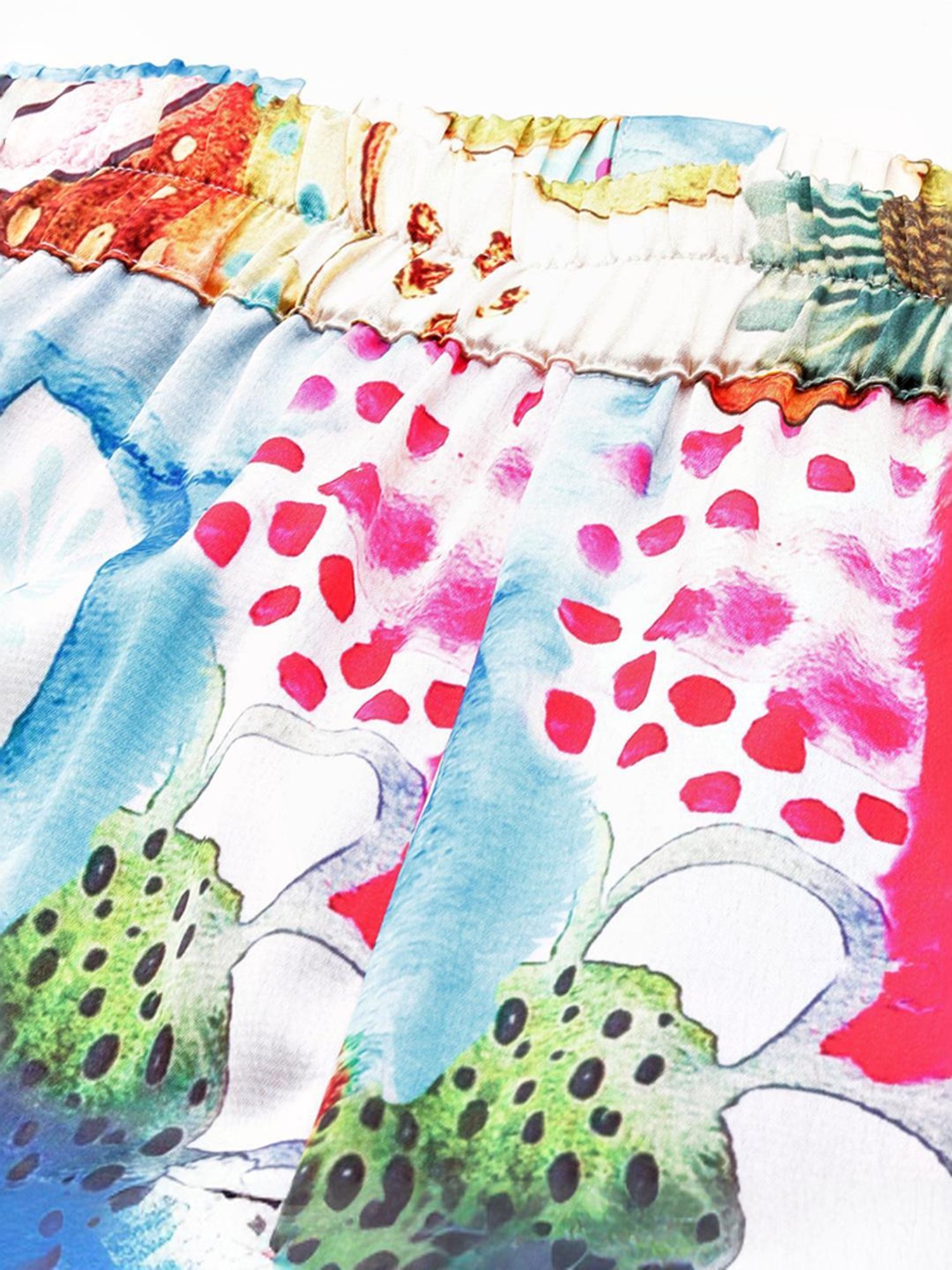 Varanga Multicolored Floral Print Top Pant Set