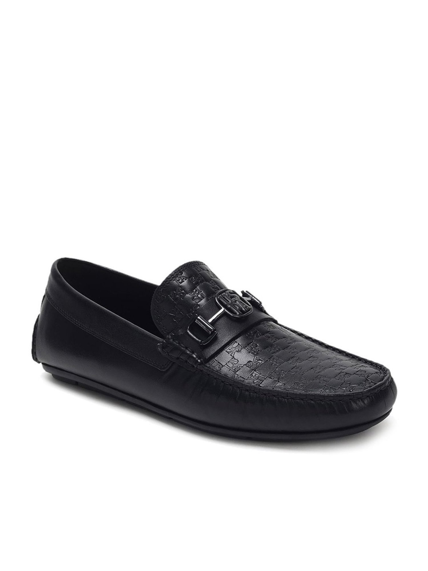 U.S. Polo Assn. Men's FRANCO Black Casual Loafers