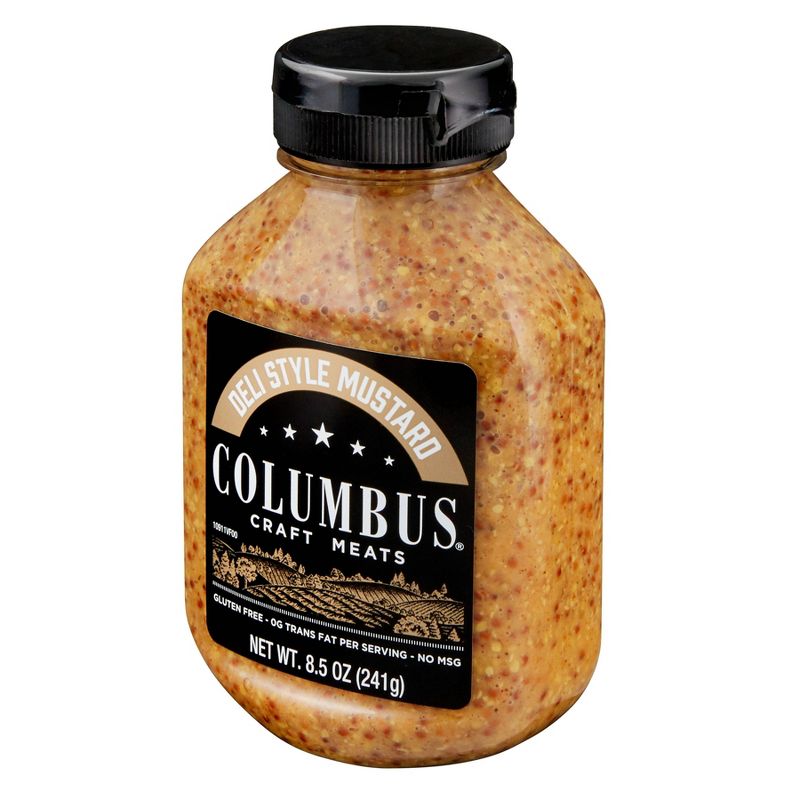 Columbus Deli Style Mustard Bottle - 8.5oz