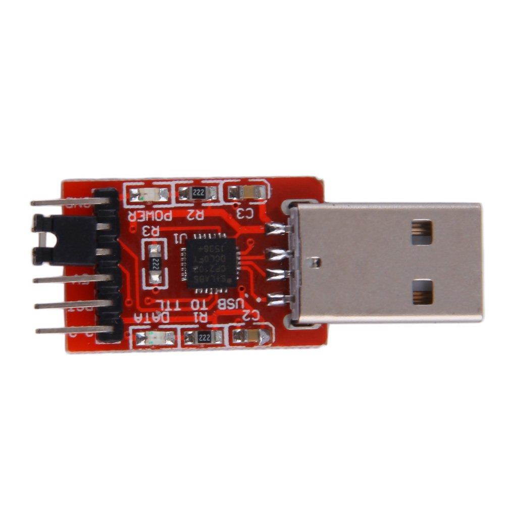 USB to TTL UART 6PIN Module Serial Converter CP2102 STC PRGMR Free cable