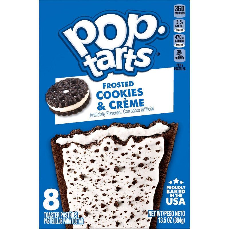 Pop-Tarts Frosted Cookies & Cream - 8ct/13.5oz - Kellogg's