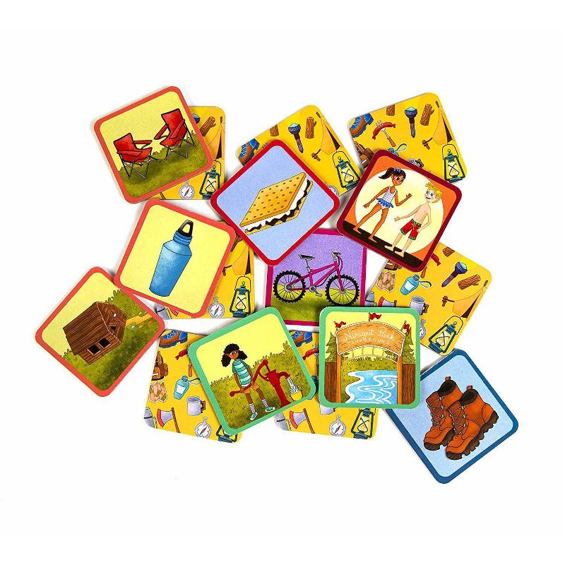 Little Likes Kids Camping Outdoors Memory Game